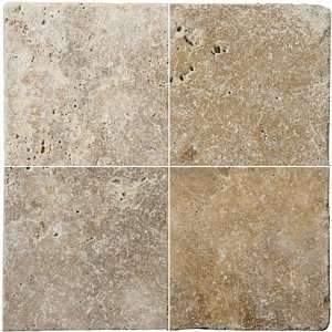 Emser Tile Antique & Tumbled Stone 4 x 4 Trav Fontane Tumbled Walnut 