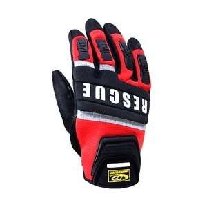  Ringers Gloves: Mens Red Rescue Safety Work Gloves 345 