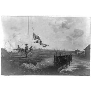  Salute the Flag,Evacuation of Fort Ontario by the British 