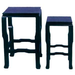  Tall Wooden Stand set   black