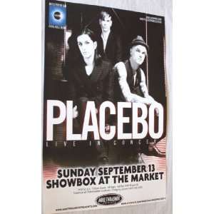  Placebo Poster   Concert Flyer Battle for the Sun Tour 