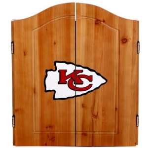  Imperial NFL Bristle Dart Board with Cabinet Sports 