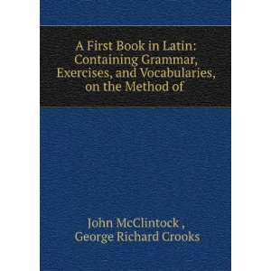   , on the Method of . George Richard Crooks John McClintock  Books