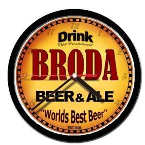  BRODA beer and ale cerveza wall clock: Everything Else