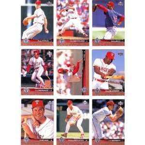  1997 Upper Deck Baseball Texas Rangers Team Set Sports 
