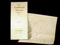 GOLDFIELD, NEVADA   MASCOT MINING CO. BOOKLET & MAP  