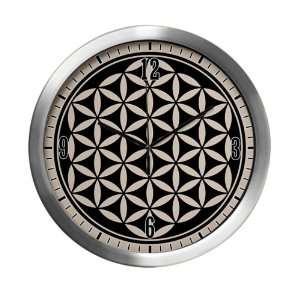    Modern Wall Clock Flower of Life Peace Symbol: Everything Else