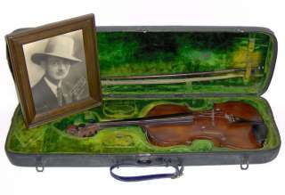   VIOLIN w/CASE used in LONG BEACH SYMPHONY  OLD & UNMARKED  