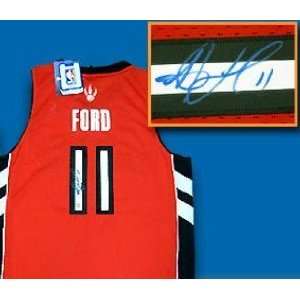 Ford (Toronto Raptors) Autographed Basketball Jersey:  
