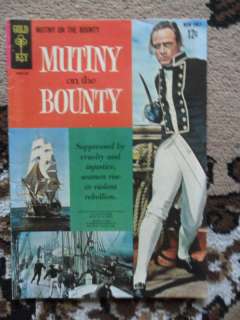 1962 Mutiny on the Bounty Movie Comic Book Marlon BRANDO Photo Cover 
