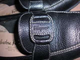 SALVATORE FERRAGAMO BOUTIQUE Leather Loafer Shoes Sz 4  