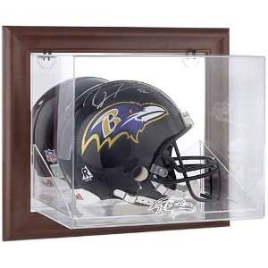 Mounted Memories Baltimore Ravens Brown Helmet Display Case:  