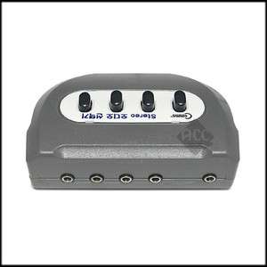   5mm 1/8 female to 3.5mm female 41 / 14 audio selector / switcher