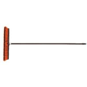  29 3241 24 MP BROOM W/ HDL BRISTLESMAROON/ORANGE SIZE24 