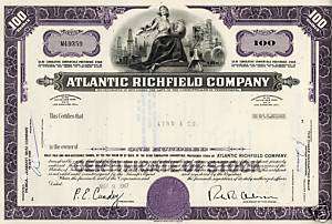 ATLANTIC RICHFIELD COMPANY (now ARCO / BP) lilac Lynn  