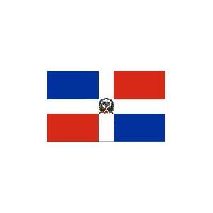  Dominican Republic 3x5 Polyester Flag: Patio, Lawn 