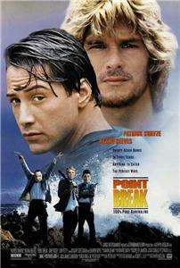 Point Break 27 x 40 Movie Poster Patrick Swayze, C  