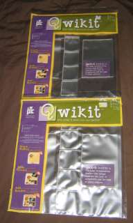 QWIKITS SCRAPBOOKING 2 PACKAGES 8 SHEETS  