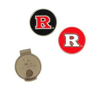   Rutgers Scarlet Knights NCAA Hat Clip & Ball Marker: Sports & Outdoors