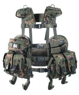 UTG Combat Featured Operational Vest, Woodland Digital by UTG