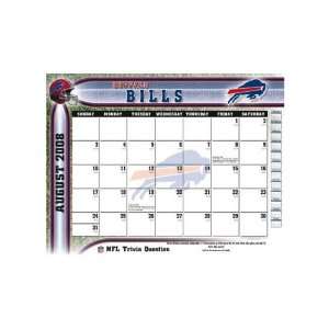 Buffalo Bills 2008 2009 22 x 17 Academic Desk Calendar (Aug 2008 