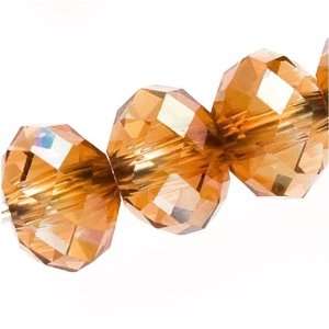 Swarovski Crystal #5040 4mm Rondelle Beads Crystal Copper 