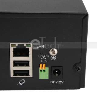 8CH Channel H.264 Surveillance Security CCTV DVR NETWORK 3G Remote PTZ 