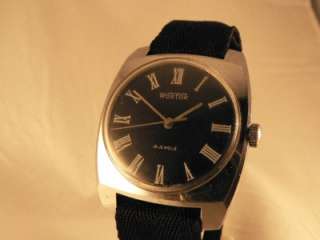 Wostok Wrist Watch 18 J Cal 2209 Export USSR ca 1970s  