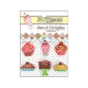   Galore Button Sweet Delights Decadent Desserts Arts, Crafts & Sewing