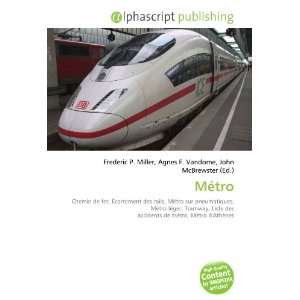  Métro (French Edition) (9786134016377) Books