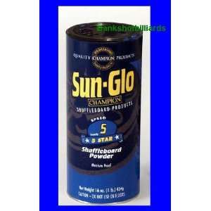  6 Pack Sun glo #5 Speed Shuffleboard Powder Wax Sports 