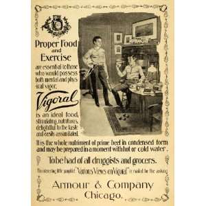  1898 Vintage Ad Vigoral Health Food Beef Tonic Armour 