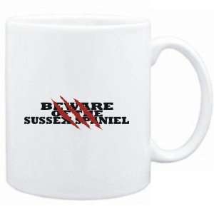   : Mug White  BEWARE OF THE Sussex Spaniel  Dogs: Sports & Outdoors