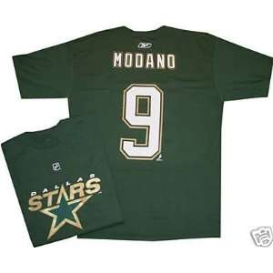  Dallas Stars Mike Modano Green T Shirt Reebok Sports 