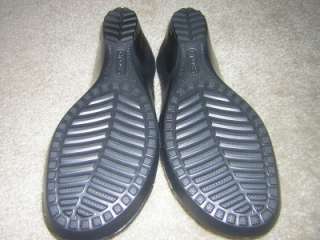 CROCS Sassari Rubber Wedge Slide Sandals Womens Sz 10  