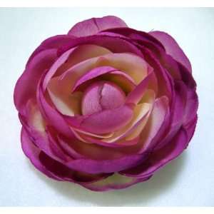    NEW Purple Pink Ranunculus Hair Flower Clip, Limited. Beauty
