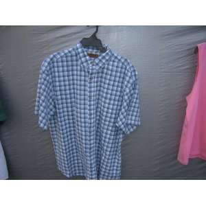   Large Short Sleeve Casual Button Down Collar Shirt: Everything Else