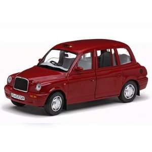  1998 TX1 London Taxi Cab Targa Red 1/18 Diecast Model Car 