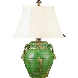  Bradburn Gallery Rustic Emerald Table Lamp: Home & Kitchen