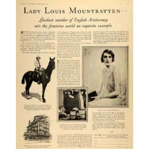   Co Cream Lady Louis Mountbatten   Original Print Ad: Home & Kitchen
