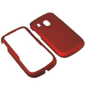   On Case for Tracfone, Net 10 LG 500G  Red Cell Phones & Accessories