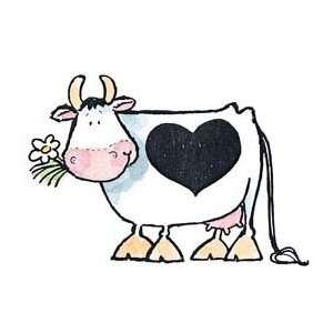  Love Cow   Rubber Stamps Arts, Crafts & Sewing