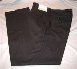 Louis Raphael Monti Mens Black Dress Pants 34 X 31.5  