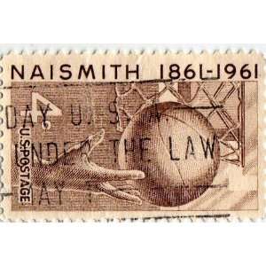  U.s Postage 4 Cent Naismith 1861 1961 
