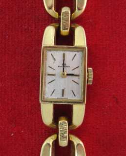 Vintage 18K Gold Ladies Bucherer Bracelet Wristwatch  