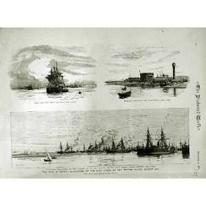  1882 WAR EGYPT SUEZ CANAL BRITISH SHIPS PORT SAID: Home 