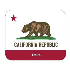  US State Flag   Delta, California (CA) Mouse Pad 