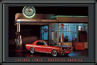 BILLYS SERVICE STATION 24x36 Electric Art LED Picture  