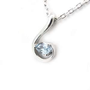  Necklace silver Câlin blue topaz. Jewelry