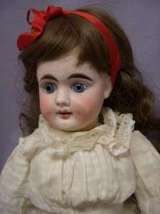 Antique German Bisque Head   Mystery doll  18 tall   Mold 608 